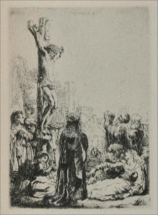 The Crucifixion, a Square Small Plate
