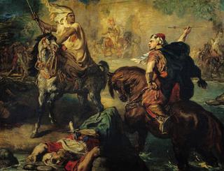 Arab Chiefs Challenging Each Other to Single Combat