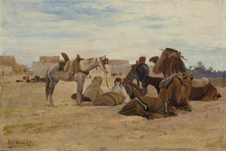 Le repos à l'oasis (Resting at the Oasis)