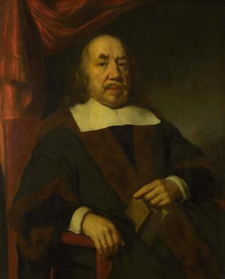 Portrait of an Elderly Man in a Black Robe