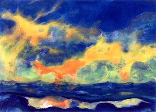 Autumn Sky at Sea