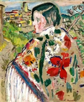 Girl in a Shawl, St Paul de Vence Beyond