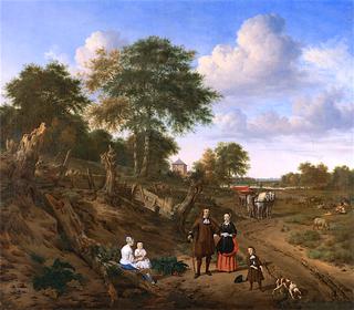 Portrait of a Family in a Landscape