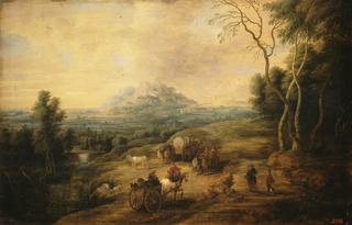 Landscape with Carts