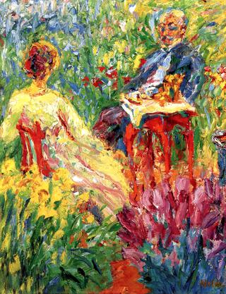 Conversation in the Garden