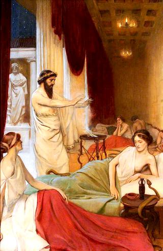 Patients Sleeping in the Temple of Aesculapius at Epidaurus