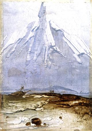 Coastal Landscape with Wreck