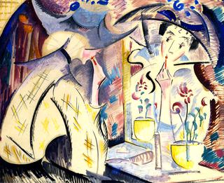 Woman at Her Dressing Table