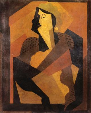 Woman with Black Stockings