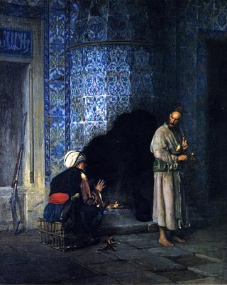 Conversation by the Fire