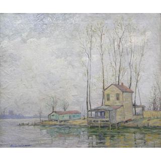 Grey Day, Delaware River, Philadelphia