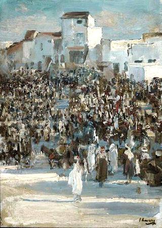 Market Place, Tangiers. Morocco