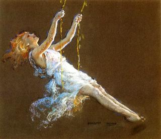 Girl on a Swing