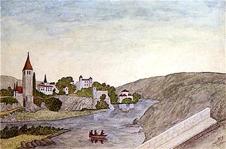 Village with Three Fishermen