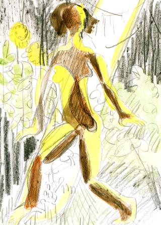 Female Nude in the Forest