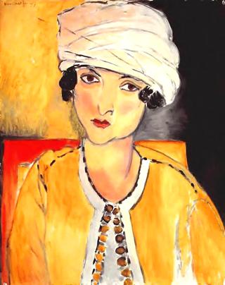 Lorette with Turban, Yellow Jacket
