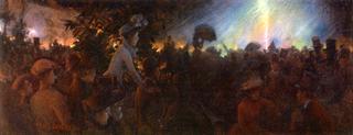 Evening Illuminations at the Paris Exposition