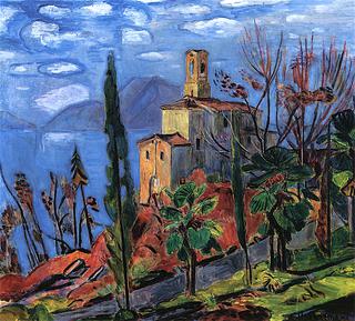 Landscape with Castagnola Church