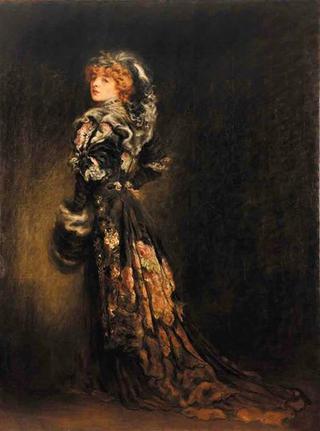 Andrée Mégard dans le rôle d'Anna Karenine