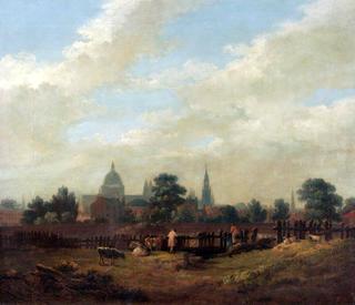 A View of London with St Paul's