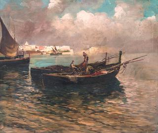 Harbor at Sunset