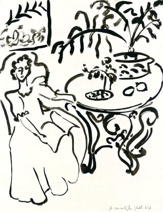 Young Girl at the Table