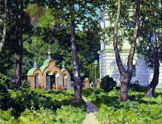 The Churchyard in Demyanovo