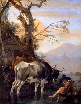 Landscape with a Cowherd