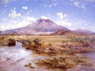 Vista de los volcanes