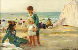 On the Beach at Deauville