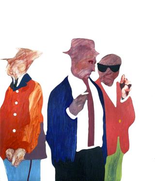 Three Figures in a Warm Climate