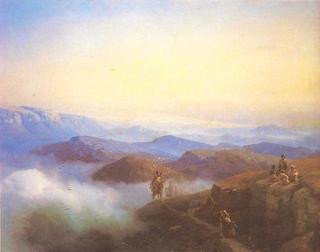 Range of the Caucasus mountains