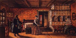 Interior of the House of Prokofy Pazukhin