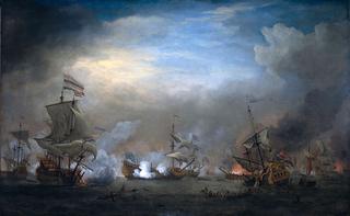 The Battle of Kijkduin, 21 August 1673