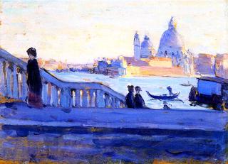 La Salute from the Ponte della Paglia, Venice
