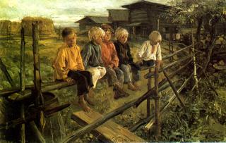 Children on the Fence