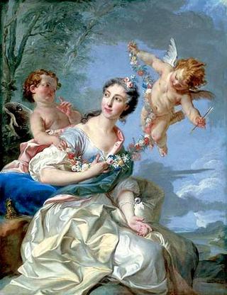 Portrait of Madame de Bourbon-Conti as Venus