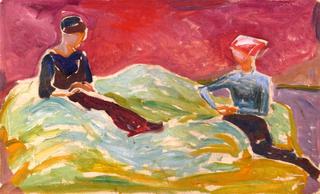 Two Seated Women