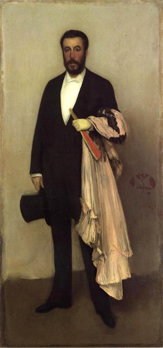 Arrangement in Flesh Colour and Black: Portrait of Theodore Duret