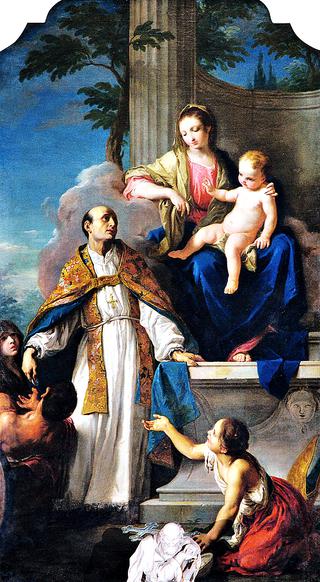 Madonna and Child with Saint Thomas of Villanova