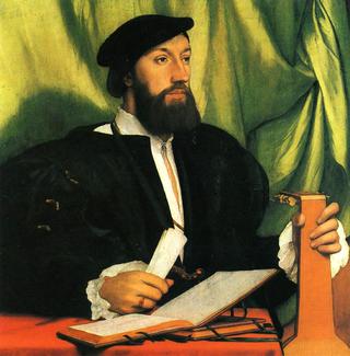 Unknown Gentleman with Music Books and Lute