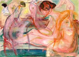 Women in the Bath