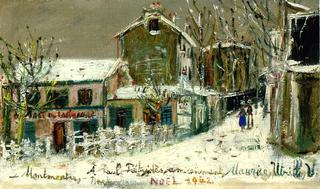 The Lapin Agile in the Snow