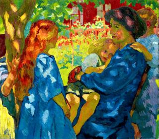 Family Portrait Under the Elder Tree