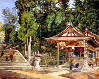 Small Temple of Maruyama at Kioto, Japan