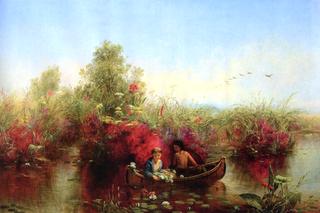 Gathering Waterlilies