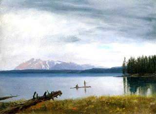 Fishing in Yellowstone Lake