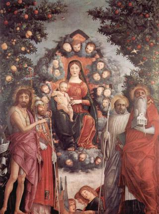 Madonna and Child with Saints and Angels