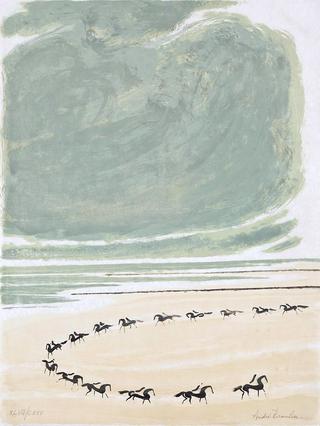 Landscape with Horses