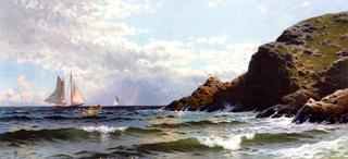 Schooner off Grand Manan Island